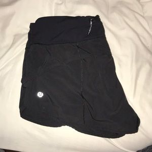 Black lululemon shorts